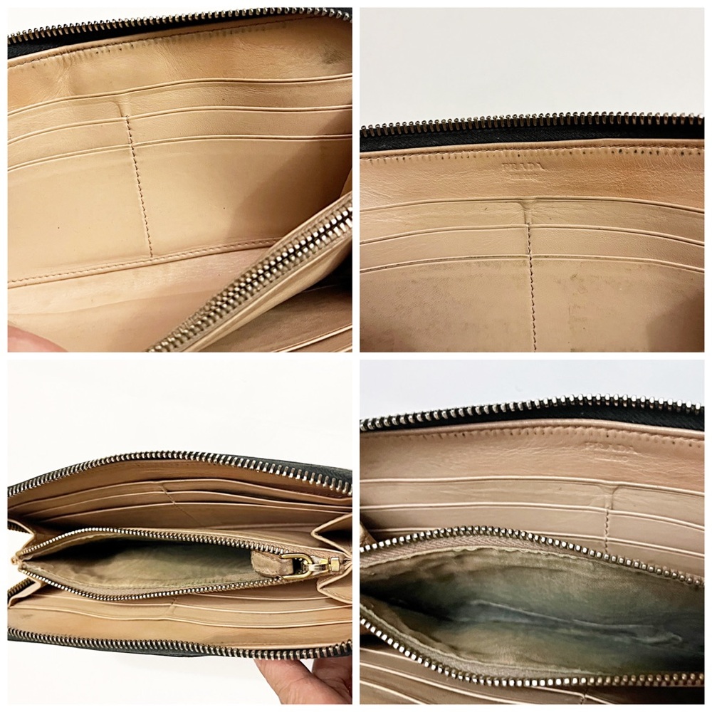 🔥PRADA 🔥Logo Patent Leather Zip
Around Wallet - Picture 9 of 9